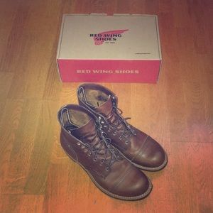 Amber 6” Red Wing Iron Ranger (11 D)